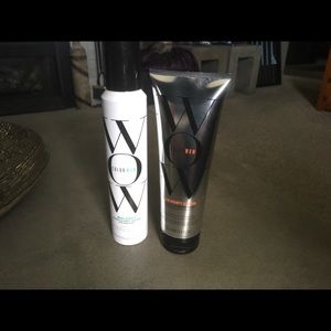 COLOR WOW SHAMPOO & BRASS BANNED MOUSSE DK. HAIR